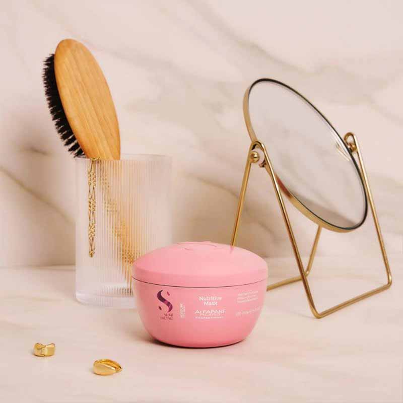Alfaparf Semi Di Lino Moisture Nutritive Hair Mask For Dry Hair, professional haircare for dry hair, alfaparf professional