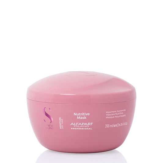 Alfaparf Milano Professional Semi Di Lino Moisture Nutritive Mask | Anti-Dryness Effect | Root to Tip | Enhances | Overall Quality | Soft | Tangle-Free 