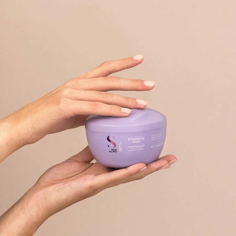 Alfaparf Semi Di Lino Smooth Smoothing Hair Mask, smoothing hair mask, professional haircare