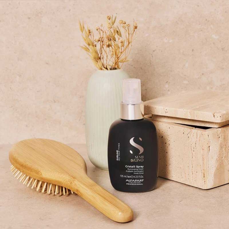 Alfaparf Semi Di Lino Sublime Cristalli Spray, haircare for shiny hair