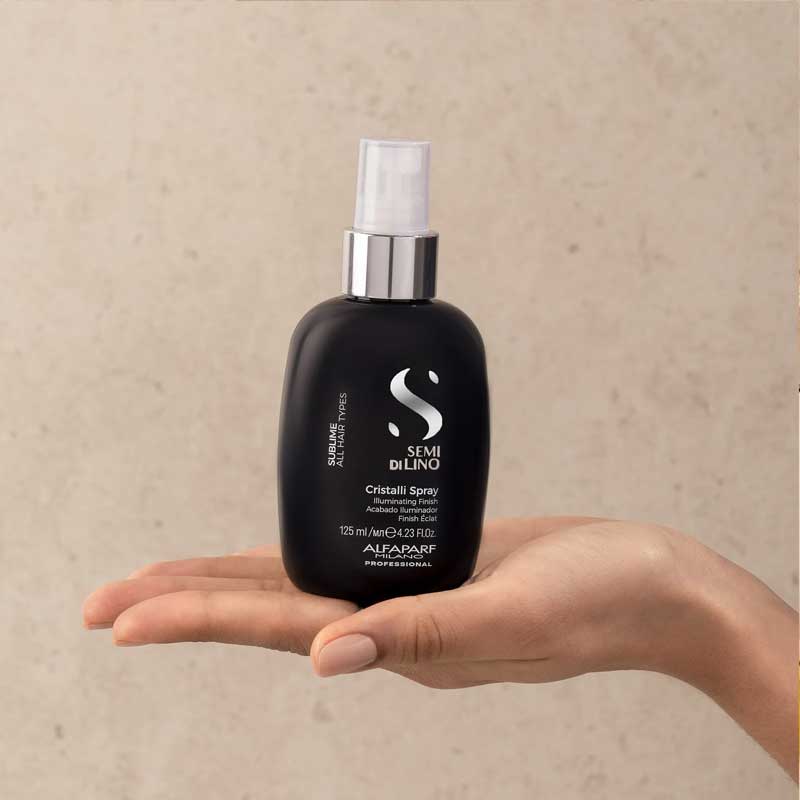 Alfaparf Semi Di Lino Sublime Cristalli Spray, Alfaparf Sublime range, professional hair styling products