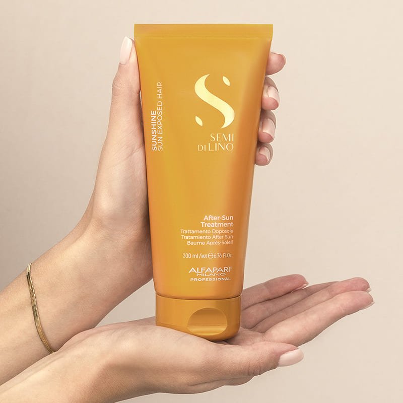 Alfaparf Sunshine After Sun Treatment | Restorative | Nourishes | Hydrates | Sun Damaged Hair | Lightweight | Detangles | Soft | Silky