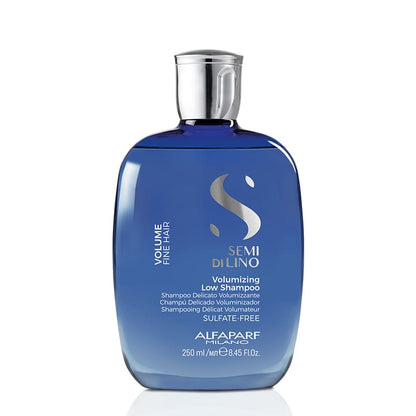 Alfaparf Milano Professional Semi Di Lino Volume Volumizing Low Shampoo, Specially Crafted, Fine Hair, Volumizing, Body-Intensifying Effect, Bring Hair to Life, Flat, Lifeless Locks, Natural Volume, Thickness, Hair Deserves