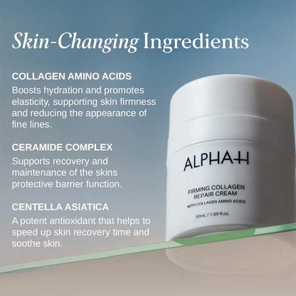Alpha-H Firming Collagen Repair Cream Key Ingredients