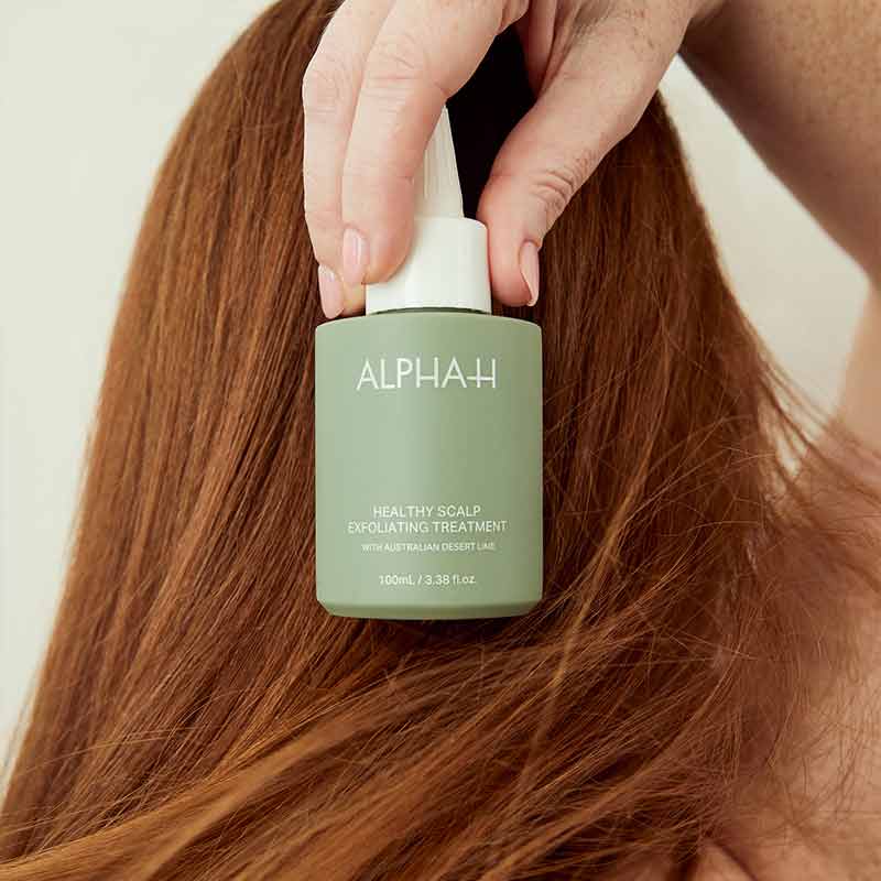 Alpha-H Healthy Scalp Exfoliating Treatment | Australian Desert Lime | exfoliating scalp treatment |