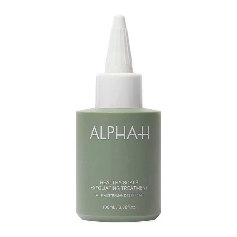 Alpha-H Healthy Scalp Exfoliating Treatment | Australian Desert Lime | Pre-wash BHA exfoliating scalp treatment | Formulated with Salicylic Acid | Smoother, healthier hair | Enhanced body | More shine | Fresh, balanced scalp | Results in just one minute