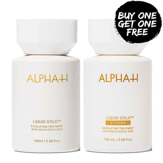 Alpha-H Liquid Gold + FREE Alpha-H Liquid Gold with Vitamin C, Alpha-H Liquid Gold Exfoliating Treatment