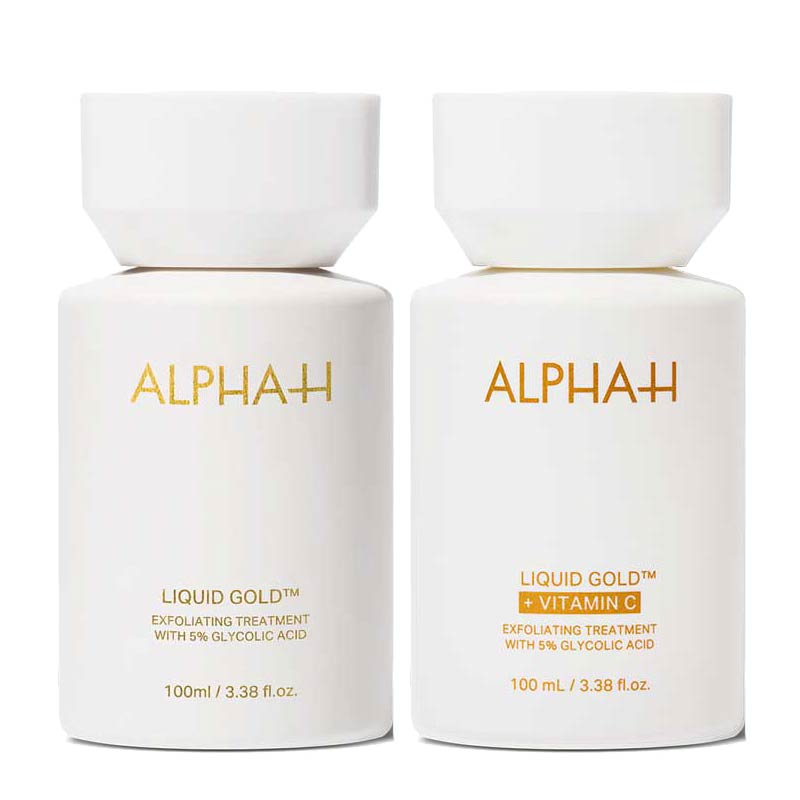 Alpha-H Liquid Gold Exfoliating Treatment with Glycolic Acid + FREE Alpha-H Liquid Gold with Vitamin C