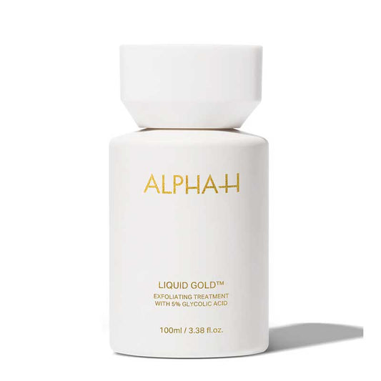 Alpha-H Liquid Gold Exfoliating Treatment | 5% Glycolic Acid | cult | skin resurfacing | at home chemical exfoliation | refine | brighten | firm | perfect | 1 sold every 4 minutes | pioneers of Glycolic Acid