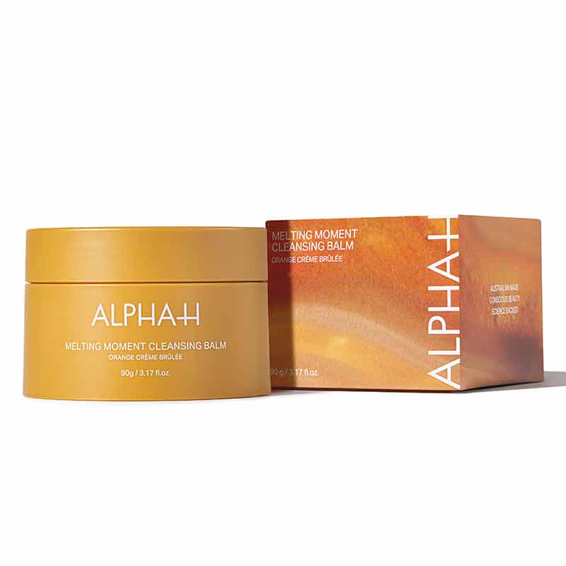 Alpha-H Melting Moment Cleansing Balm Orange Creme Brulee Gift
