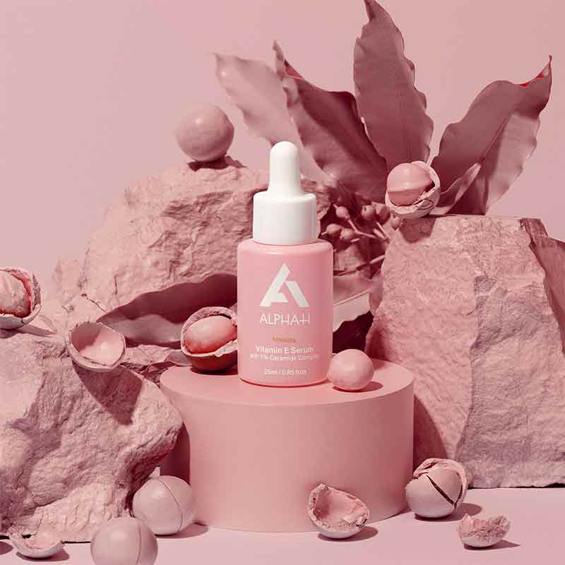 Alpha-H Vitamin E Serum with 1% Ceramide Complex | alpha h lightweight serum skincare