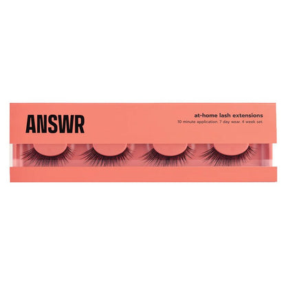 ANSWR At Home Lash Extensions, eyelash extensions, fake lashes, individual eyelash clusters