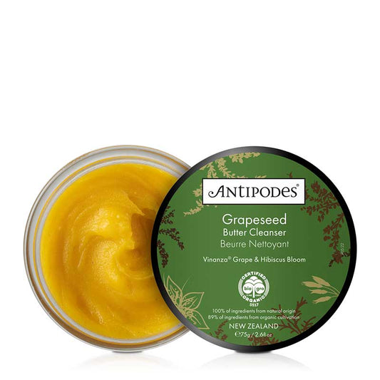 Antipodes Grapeseed Butter Cleanser | dry skin | make up remover | sensitive skin face wash