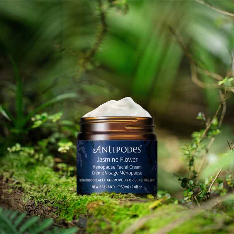 Antipodes Jasmine Flower Menopause Facial Cream, face cream for sensitive skin, skincare for ageing skin