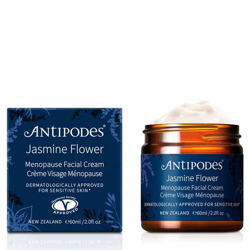 Antipodes Jasmine Flower Menopause Facial Cream, Antipodes face cream, menopause skincare