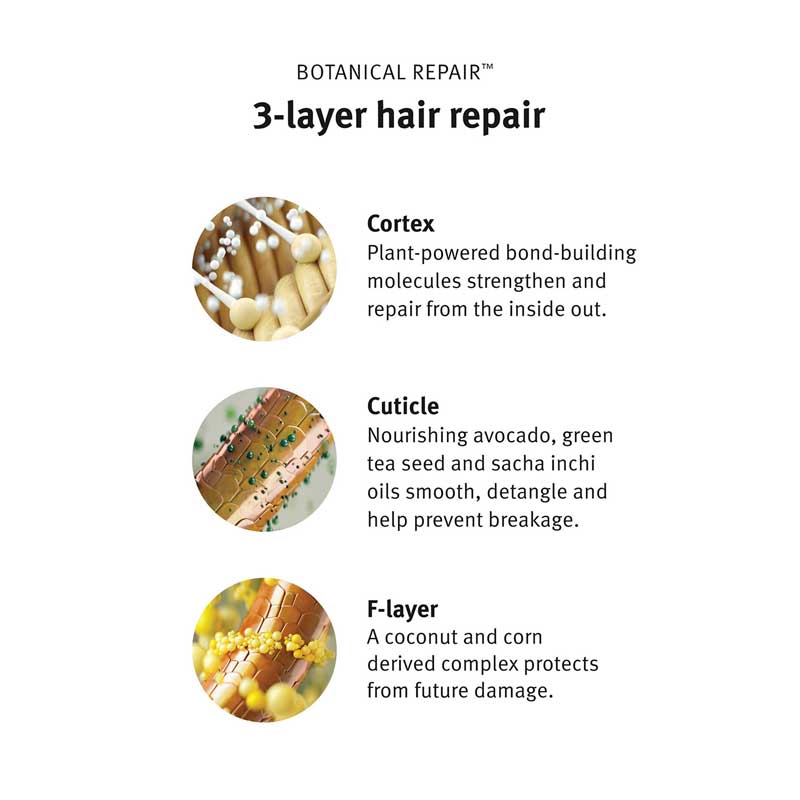 Aveda Botanical Repair Bond-Building Flash Treatment | Resurfaces and seals hair cuticle | 3-layer hair repair 