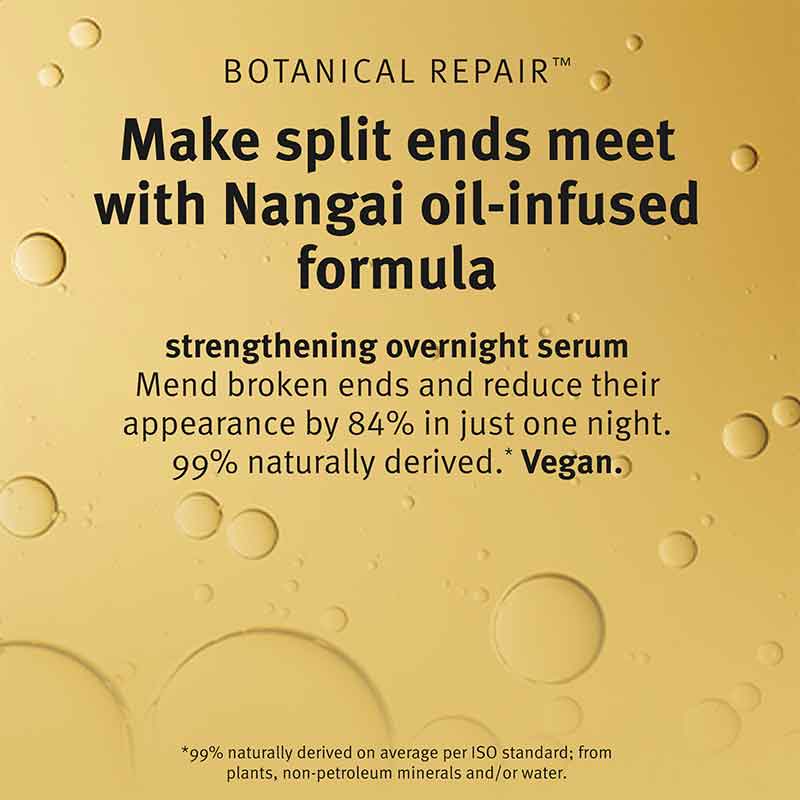 Aveda Botanical Repair Strengthening Overnight Serum | nangai oil infused fomrula | strengthen hair overnight