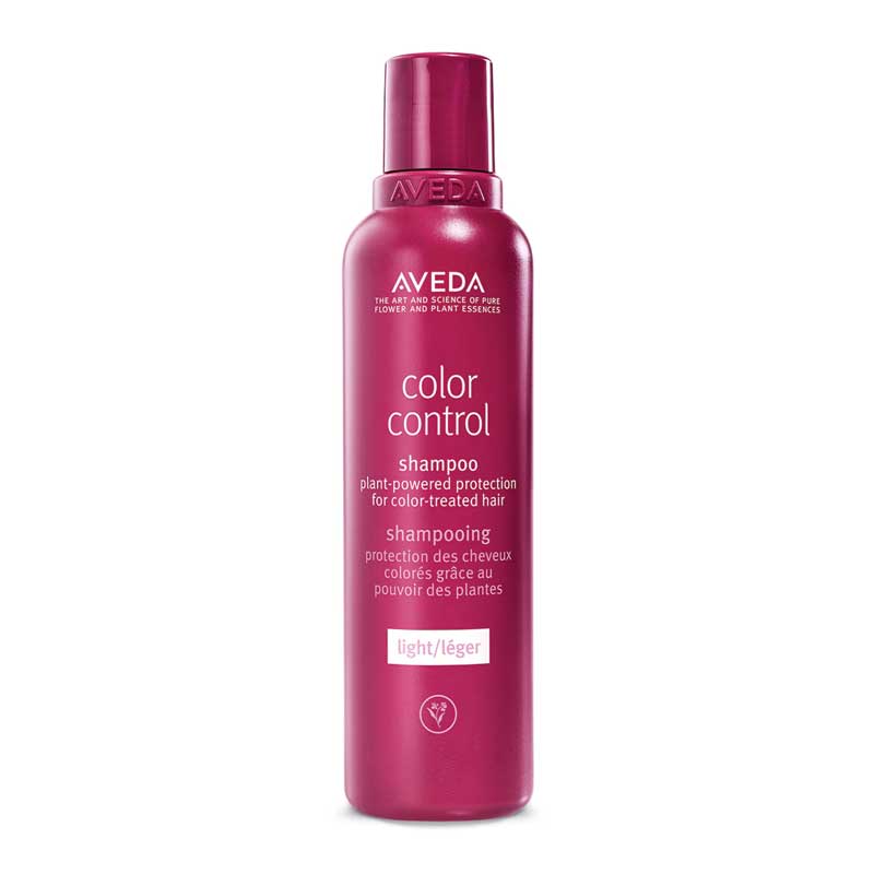 Aveda Color Control Light Shampoo | Gently cleanses | Minimizes colour washout | Leaves hair weightless and airy | Enriched with omega-rich apricot oil | Plant-derived formula | Nourishes and protects colour | Ensures vibrant, radiant shine | Ideal for fine to medium hair types