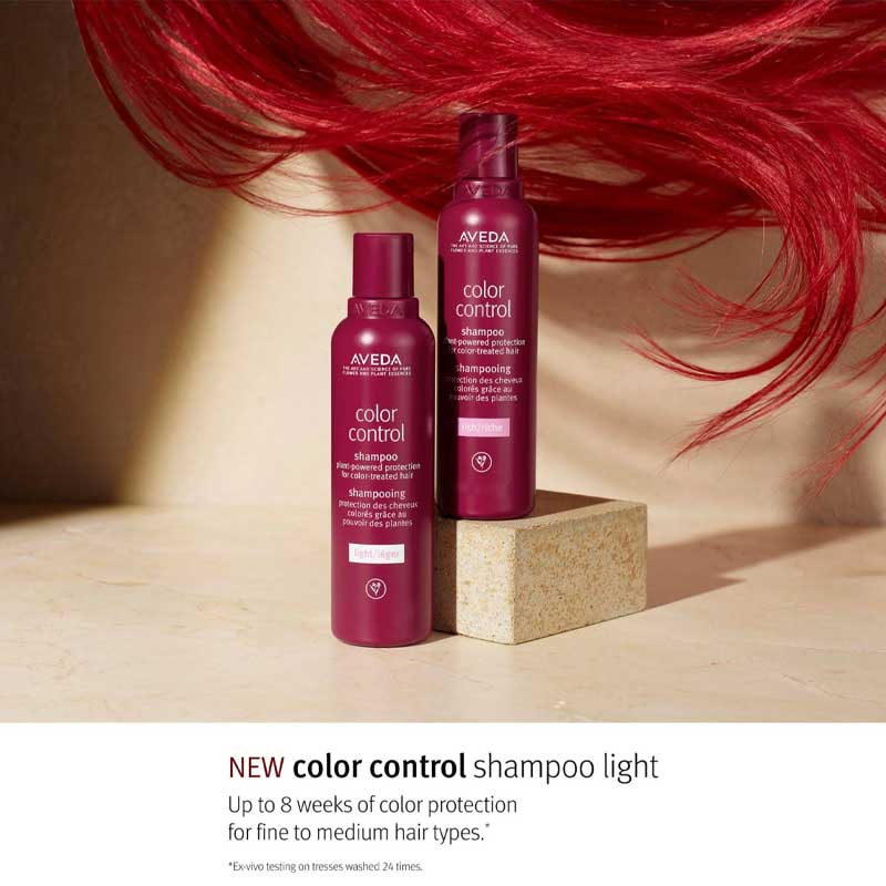 Aveda Color Control Light Shampoo | Leaves hair weightless and airy | Enriched with omega-rich apricot oil | protects colour | 8 weeks | Ideal for fine to medium hair types