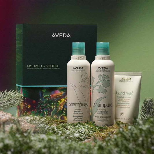 Aveda Nourish & Soothe Shampure & Hand Relief Calming Essentials Gift Set