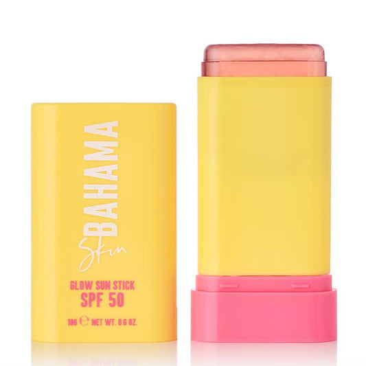 Bahama Skin Glow Skin Stick SPF 50 | Sunscreen stick | Easy to use | No mess | Non-irritating gel formula | Suitable for all skin types | Less likely to cause breakouts | Compact | Travel-friendly | On-the-go sun protection