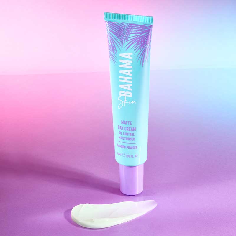 Bahama Skin Matte Day Cream | Ultimate 2-in-1 Hybrid Moisturizer | Provides Shine-Free Complexion | Infused with Bamboo Powder for Non-Greasy, Oil-Controlling Finish | Ensures Complete Hydration | Nourishing, Lightweight Formula