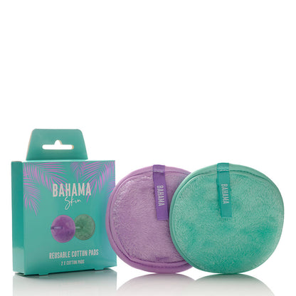 Bahama Skin Reusable Cotton Pads | Perfect for Makeup Removal and Face Cleansing | Provides Gentle Touch to Skin | Reusable and Easy to Clean | Eco-Conscious Choice for Beauty Routine