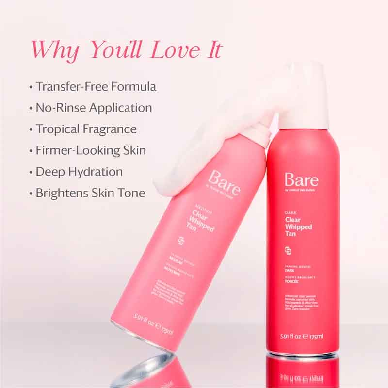 Bare by Vogue Clear Whipped Tan 175ml