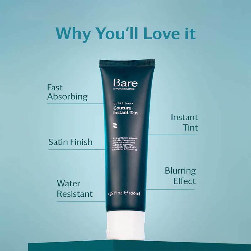 Bare by Vogue Couture Instant Tan Key Benefits