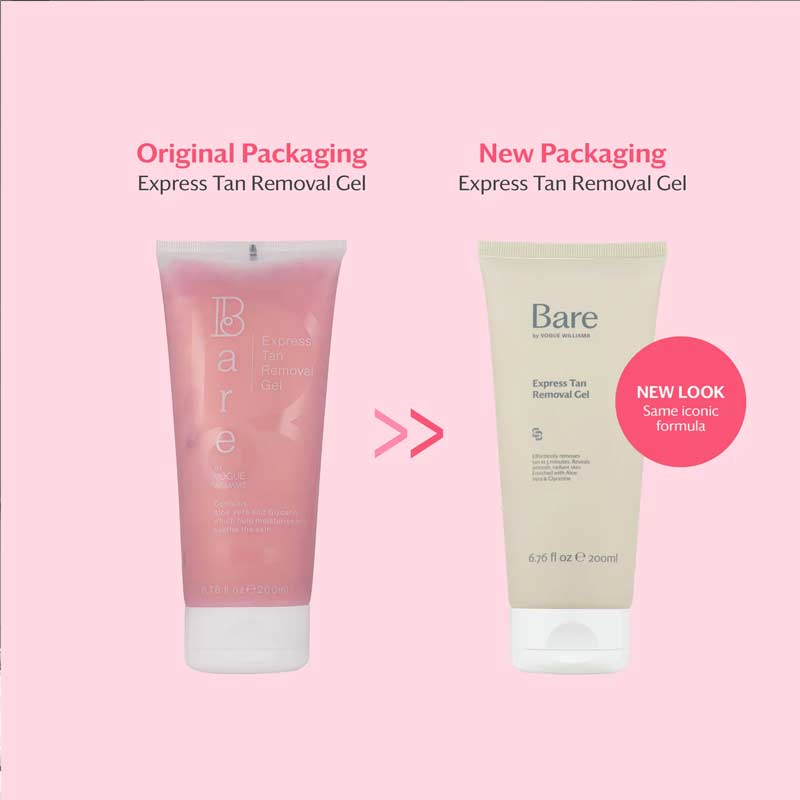 Bare by Vogue Express Tan Removal Gel New Packaging