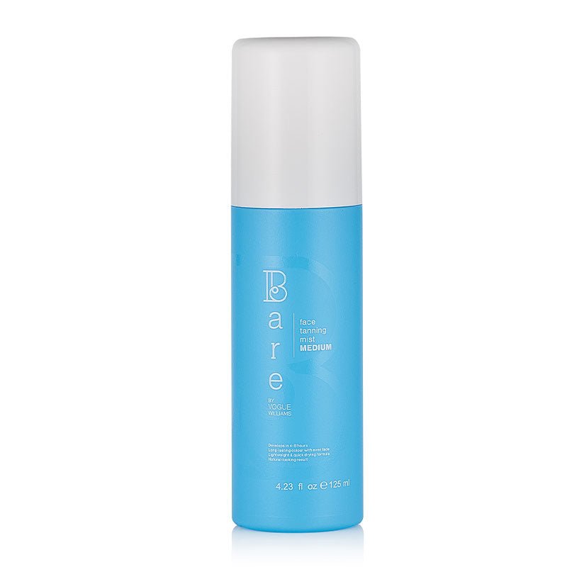 Bare by Vogue Face Tanning Mist | Clear face mist | glowing tan | lightweight | quick drying | 8 hour developing | for all skin types
