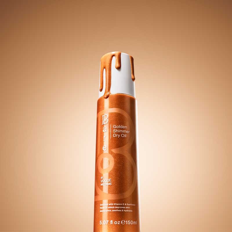 Bare by Vogue Golden Shimmer Dry Oil | lightweight | oil | body | instant glow 