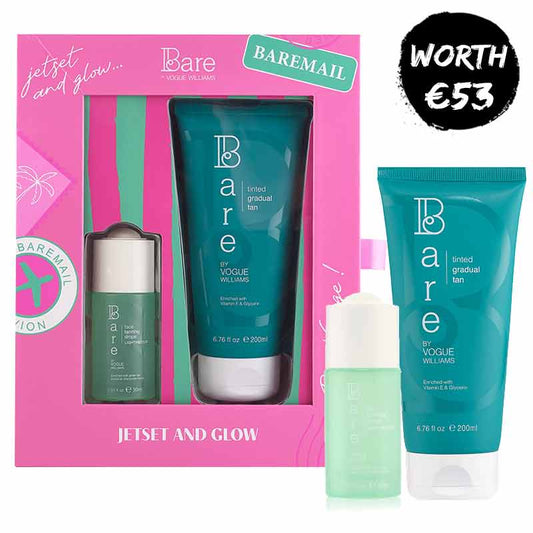 Bare by Vogue Jet Set and Glow Self Tanning Gift Set