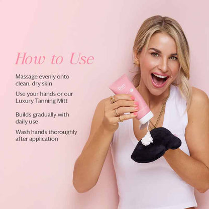 How to use Bare by Vogue Non-Tinted Gradual Tan