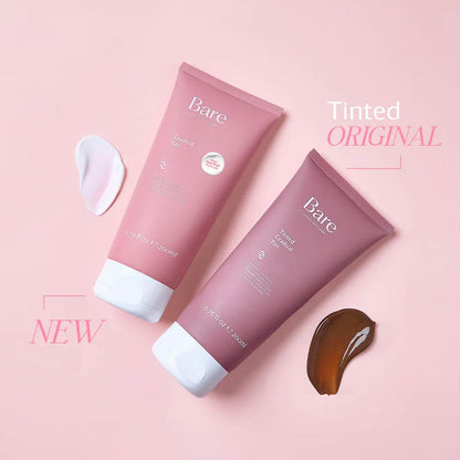 Bare by Vogue Non-Tinted Gradual Tan vs tinted gradual tan