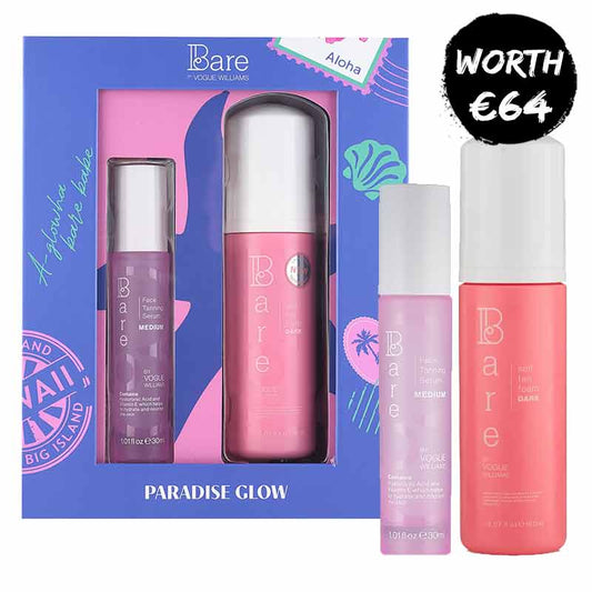 Bare By Vogue Paradise Glow Self Tanning Gift Set