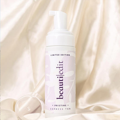 Beauti Edit Pristine Express Self Tanning Foam | luxury | quick | face | body | express | hydrate | glow 
