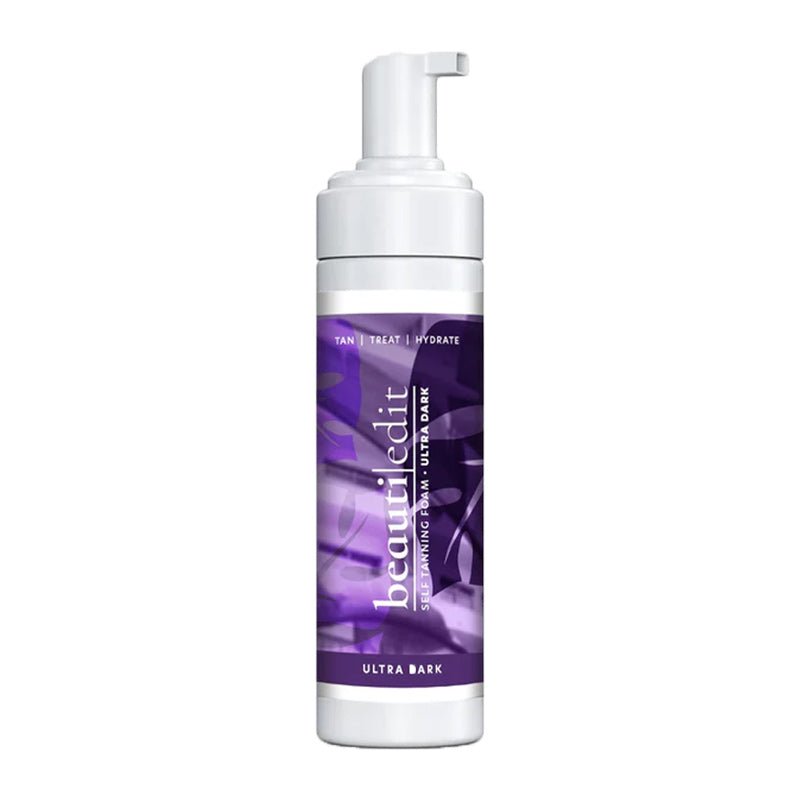 Beauti Edit Luxury Tan Mousse | 3-in-1 Self-Tanning Foam | tan, treat, hydrate | ultra dark | foam | tanning | bronze | glow | vegan | hyaluronic acid 