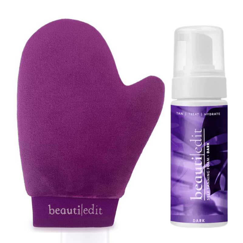 Beauti Edit | Tan Kit | self-tan | easy application | even wear off | natural | 3-in-1 | Foam | tan | treat | hydrate | beautiful | Soft Velvet | Tanning Mitt | streak-free 