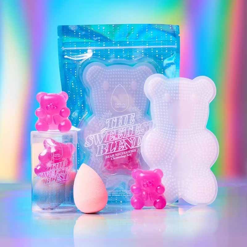 Beautyblender The Sweetest Blend Bear Sets | unique | colourful | fun | editions | sponge | clean | brushes | makeup | flawless 