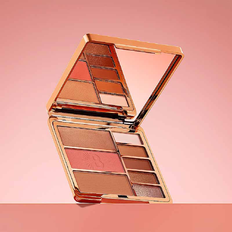 Bellamianta All in One Palette Pink Bronze Product image with pink background