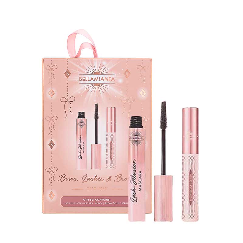 Bellamianta Bows, Lashes & Brows Eye Makeup Gift Set