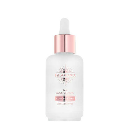 Bellamianta Concentrated Tan Booster Drops | bellamianta | tan drops | booster drops | tan | tanning | medium tan