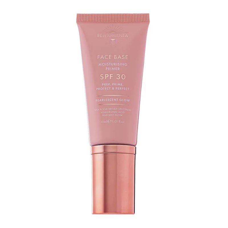 Bellamianta Face Base SPF30 Moisturising Primer Pearlescent Glow 