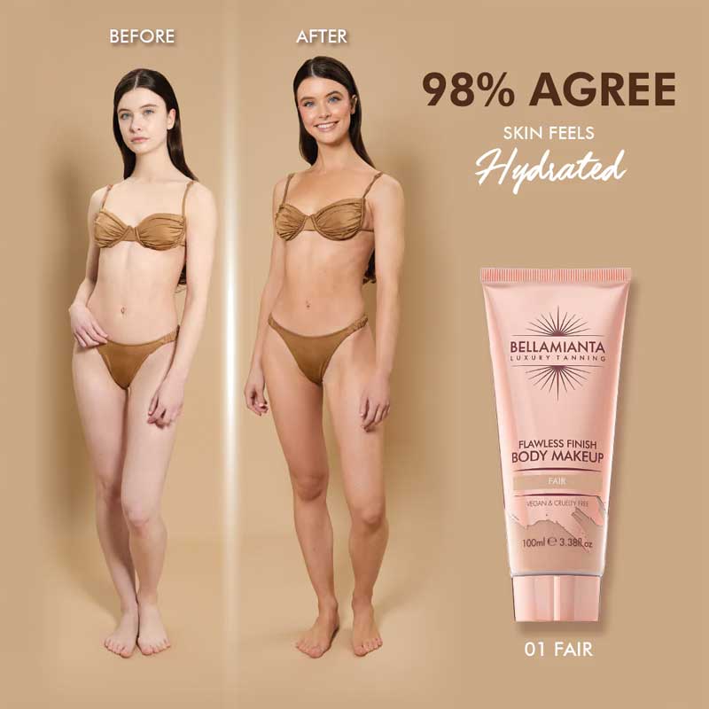 Bellamianta Flawless Finish Body Makeup 01 Fair