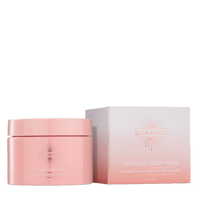 Bellamianta Glycolic Glow Pads | makeup removing skincare pads