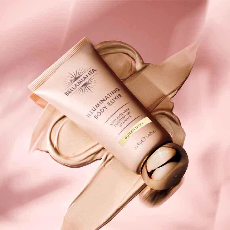 Bellamianta Illuminating Body Elixir Golden Glow, bronze highlighter