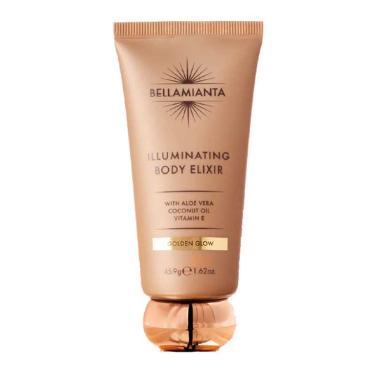 Bellamianta Illuminating Body Elixir Golden Glow, bellamianta highlighter, body glow