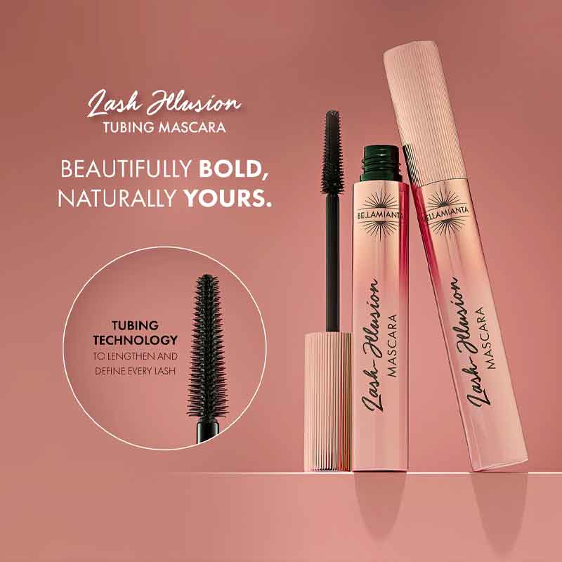 Bellamianta Lash Illusion Tubing Mascara, false lash mascara, volumising mascara
