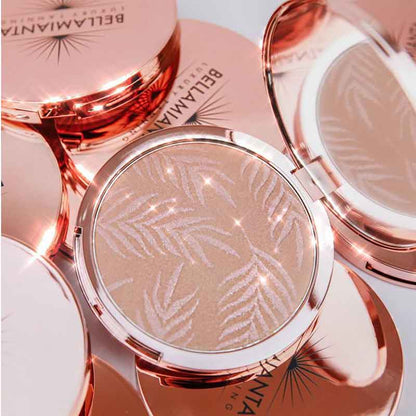 Bellamianta X Maura Higgins bronzing powder | body bronzer | sheer gold bronzer 